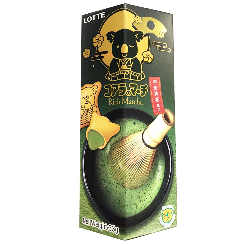 Lotte Koalas March Matcha Biscuit 33g ~ 樂天小熊餅抹茶 33g