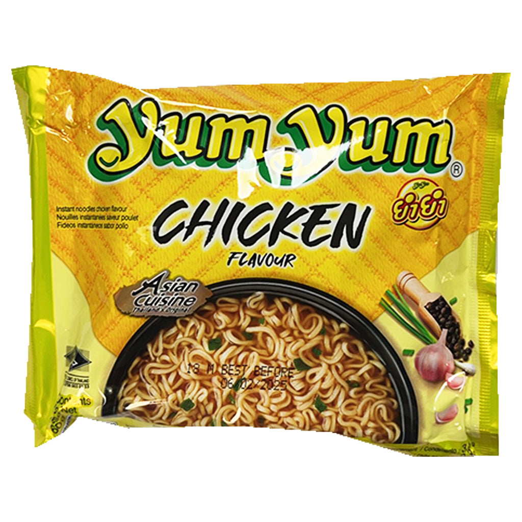 Yum Yum Noodle Pack Chicken Flavour 60g ~ 養養牌方便麵雞肉味 60g