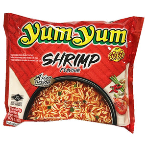 Yum Yum Noodle Pack Shrimp Flavour 60g ~ 養養牌方便麵蝦肉味 60g