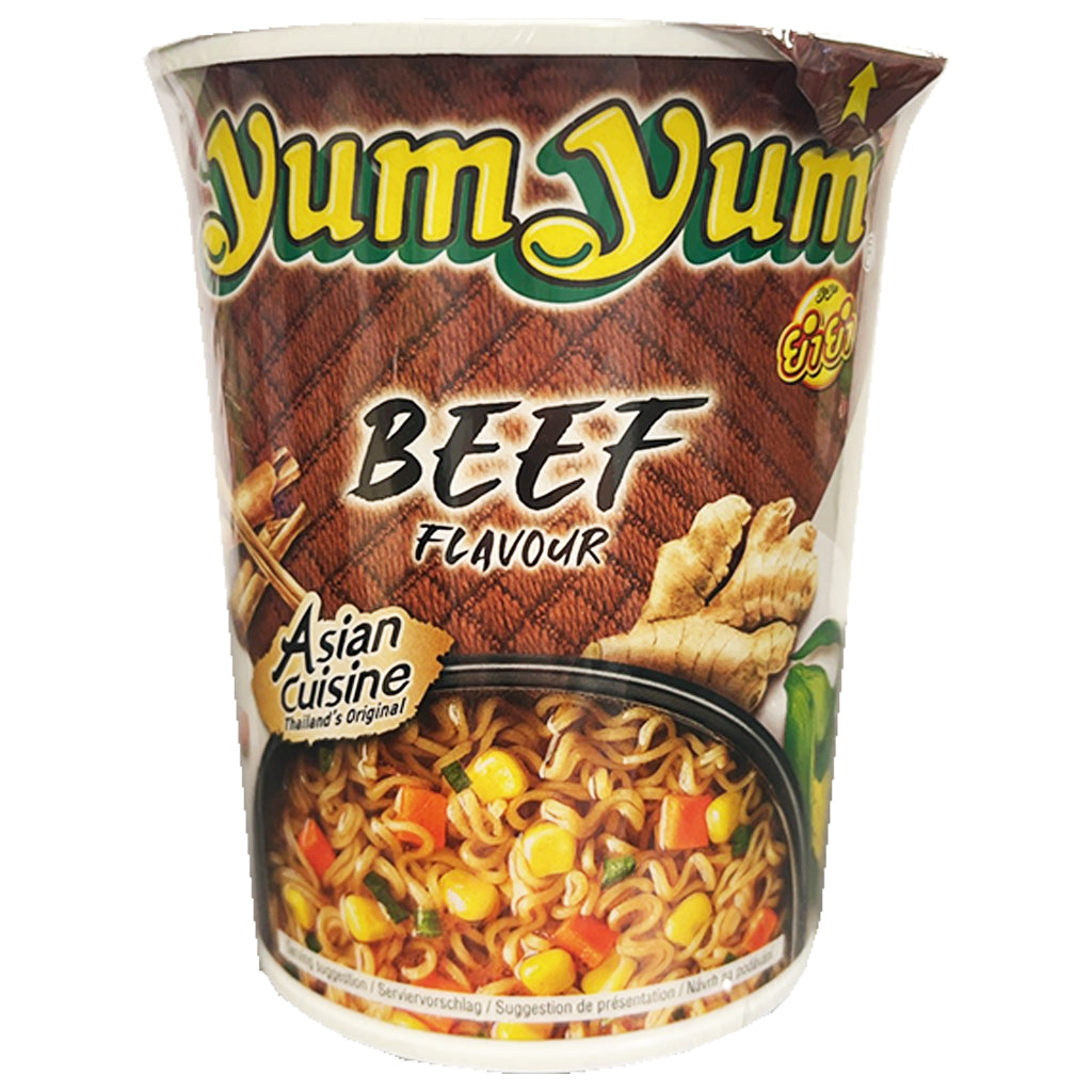 Yum Yum Noodle Cup Beef Flavour 70g ~ 養養牌杯麵牛肉味 70g