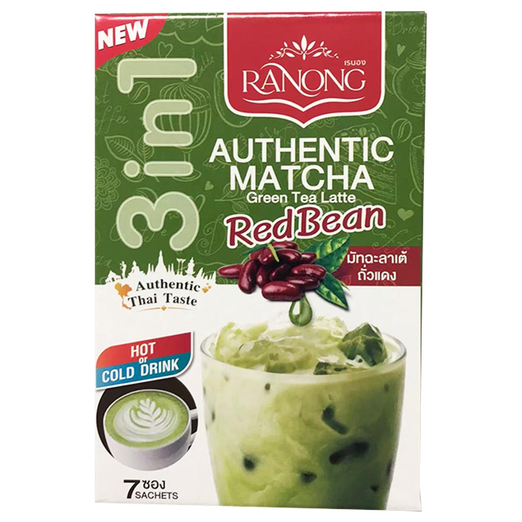 Ranong Tea Matcha Late Red Bean 175g ~ Ranong紅豆抹茶 175g