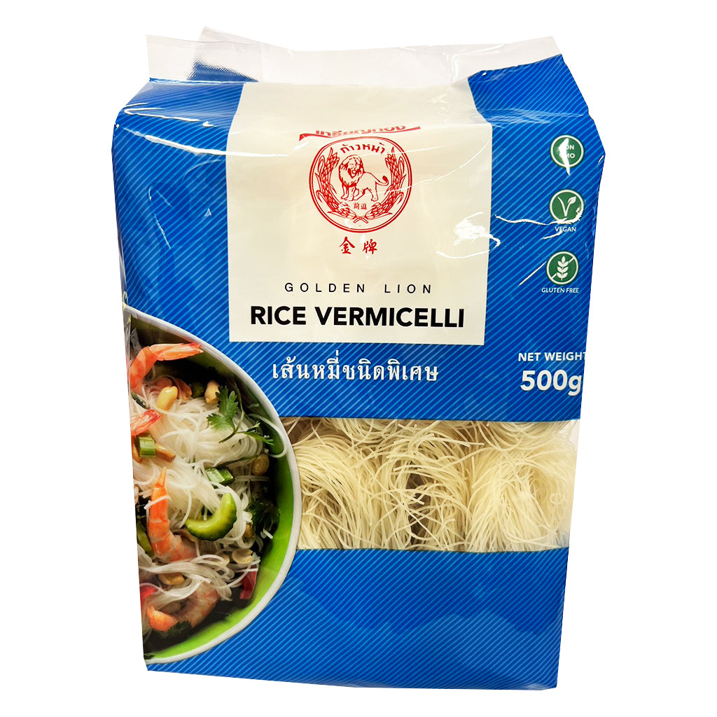 Golden Lion Rice Vermicelli 500g ~ 金牌米粉 500g