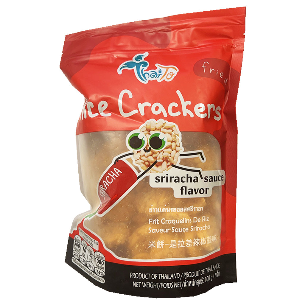 Thai To Rice Crackers Sriracha 100g ~ 泰托是拉差米饼 100g