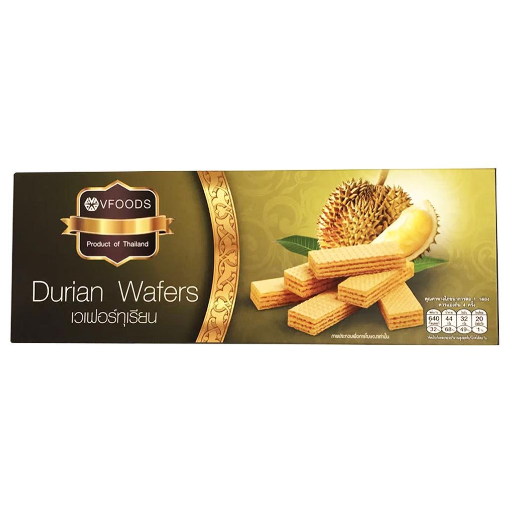 VFoods Durian Wafers 120g ~ VFoods榴槤威化 120g