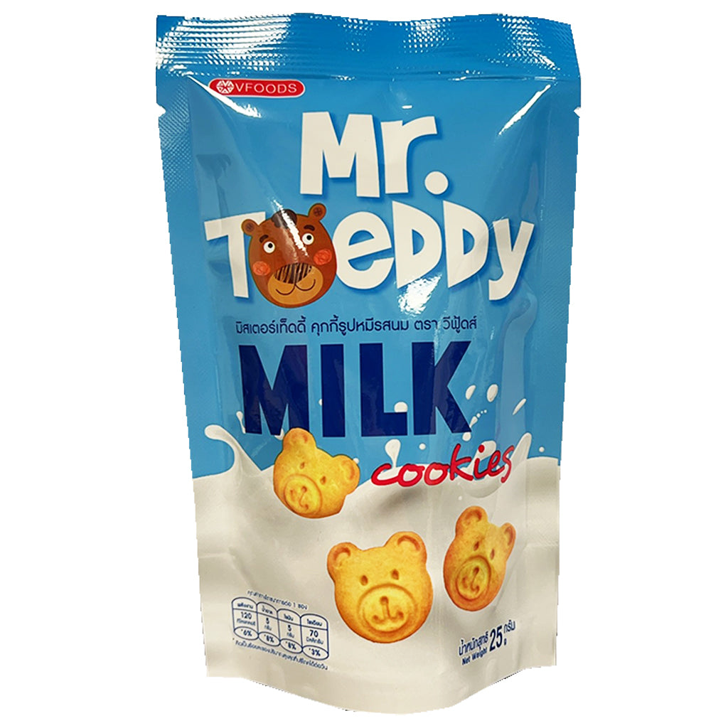 Mr Teddy Cookies Milk Flavour 25g ~ 熊先生饼乾牛奶味 25g