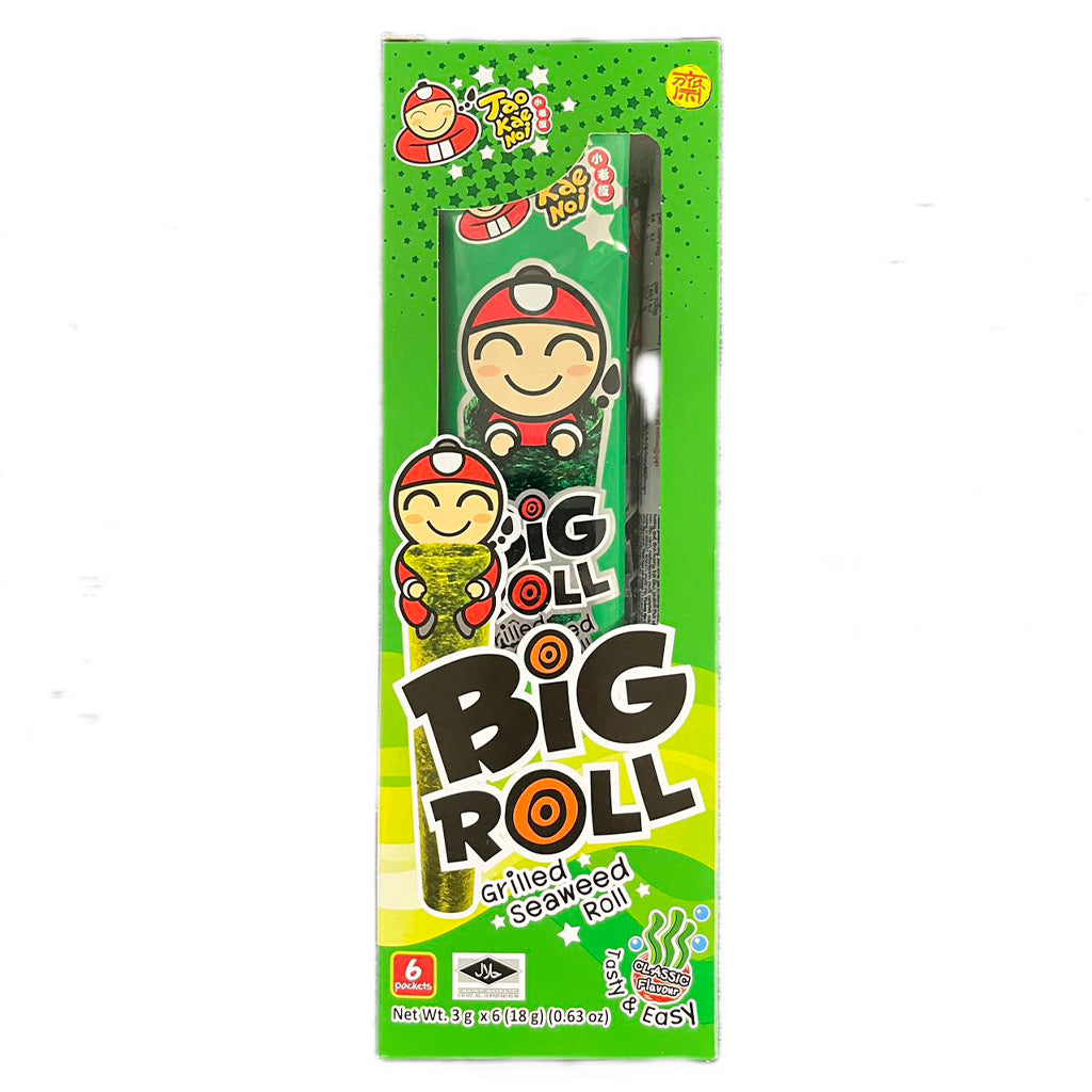 Tao Kae Noi Big Roll Classic 18g ~ 小老板紫菜捲捲棒原味 18g