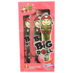Tao Kae Noi Big Roll Smoked Sausage 27g ~ 小老板香脆海苔烟熏香肠味 27g