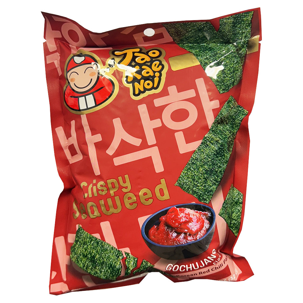 Tao Kae Noi Crispy Seaweed Gochujang 32g ~ 小老板紫菜韩式辣椒酱口味 32g