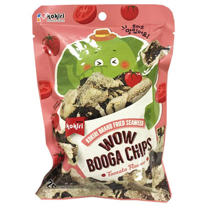 Kokiri Wow Booga Chips Tomato 20g ~ 哇象海苔脆片番茄味 20g