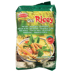 Acecook Oh Ricey Dried Rice Noodle 500g ~ Oh Ricey快熟沙河粉 500g