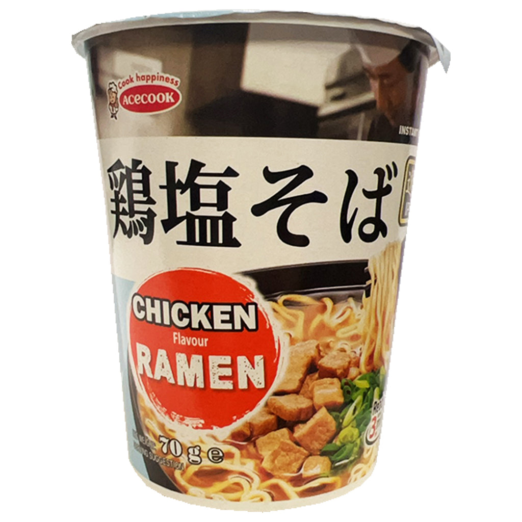 Acecook Ippin Chicken Ramen 70g ~ Acecook博多雞味杯面 70g