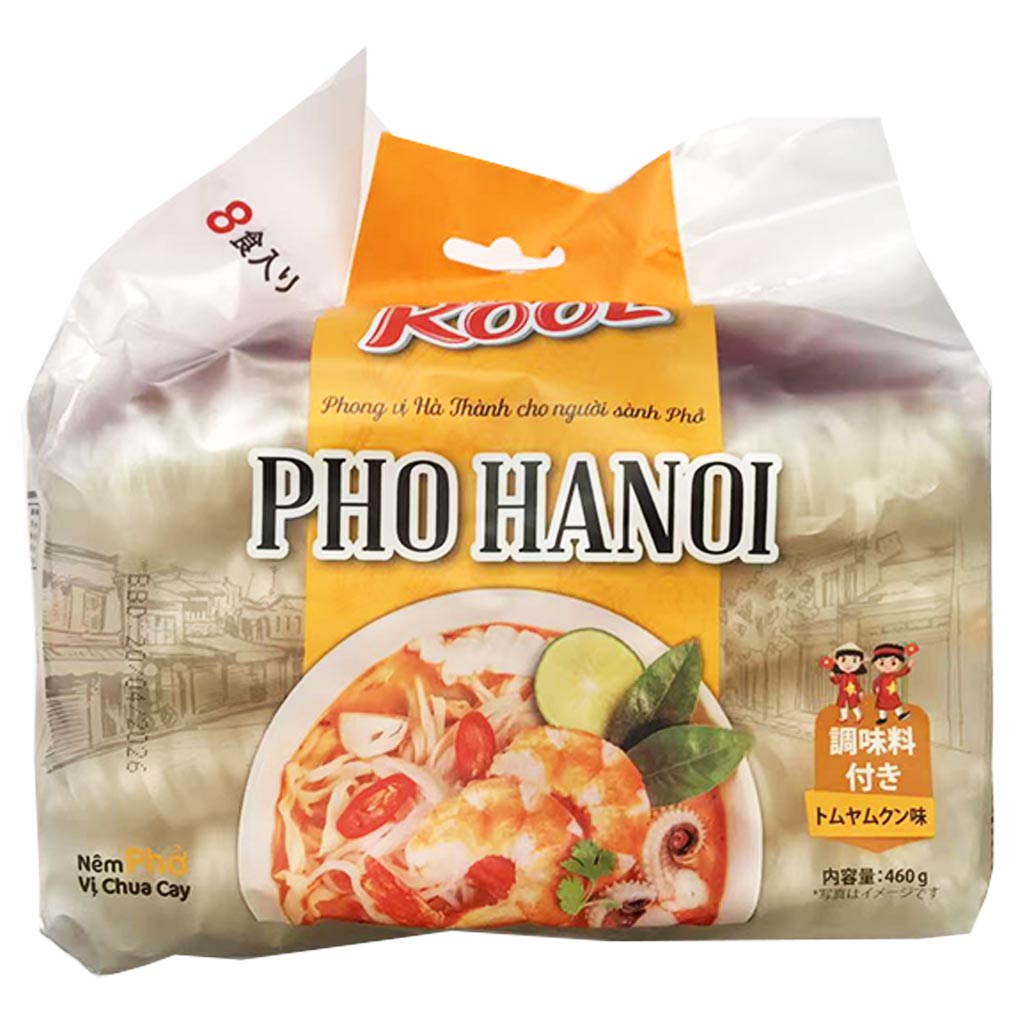 CungDinhKool Pho Hanoi Tom Yum 460g ~ Kool冬陰公河粉8包裝 460g
