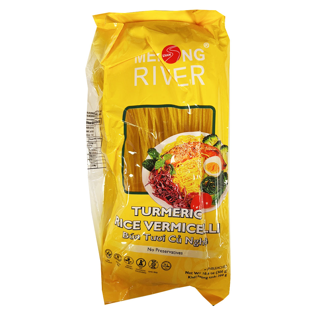 Lyan Turmeric Rice Vermicelli 300g ~ Lyan薑黃米粉 300g