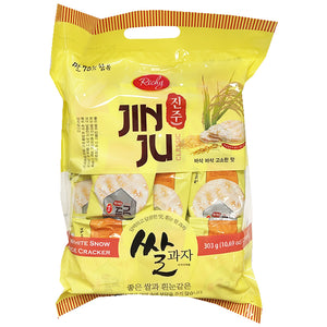 Richy Jinju White Snow Rice Cracker 303g ~ Richy白雪米饼 303g