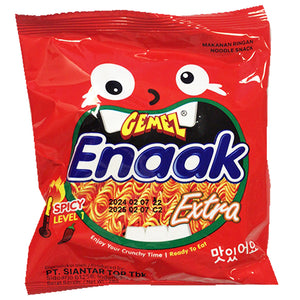 Gemez Enaak Snack Noodle Spicy 28g ~ GEMEZ辣味零食麵 28g