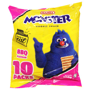 Mamee Monster Noodle Snack BBQ 250g ~ 香脆面烧烤味 250g