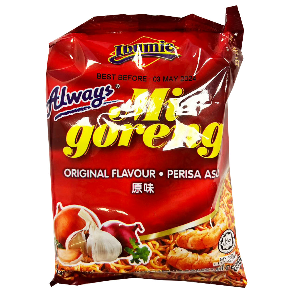 Ibumie Mi Goreng Noodles Original Flavour 80g ~ Ibumie原味干捞面 80g