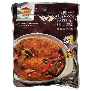 Teans Gourmet Fish Curry Paste 200g ～ 田师傅海鮮即煮醬料 200g