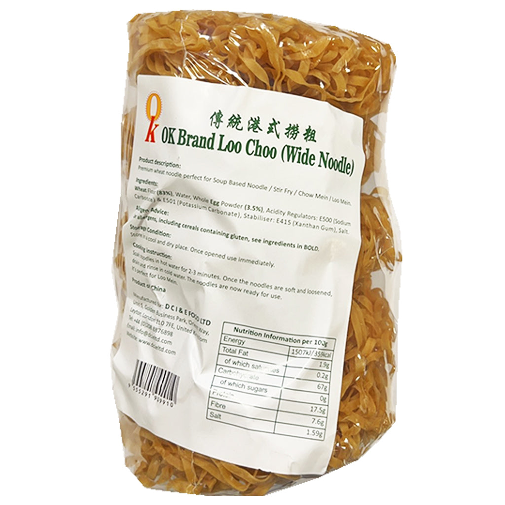 OK Loo Choo Wide Noodle 300g ~ OK傳統港式撈粗 300g