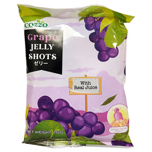 Cozzo Jelly Shots Grape Flavour 160g ~ 高柔果凍吸條葡萄 160g