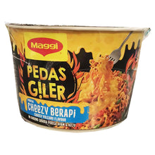 Load image into Gallery viewer, Maggi Hot Pedas Giler Cheeszy Bowl 94g ~ 美極碗麵辣芝士 94g
