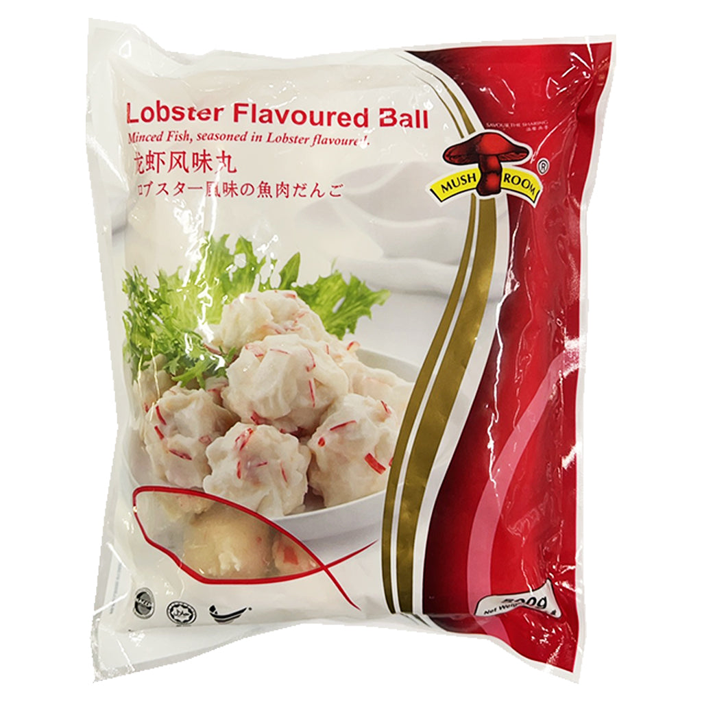 Mushroom Brand Lobster Flavour Ball (L) ~ 蘑菇牌 龍蝦風味丸