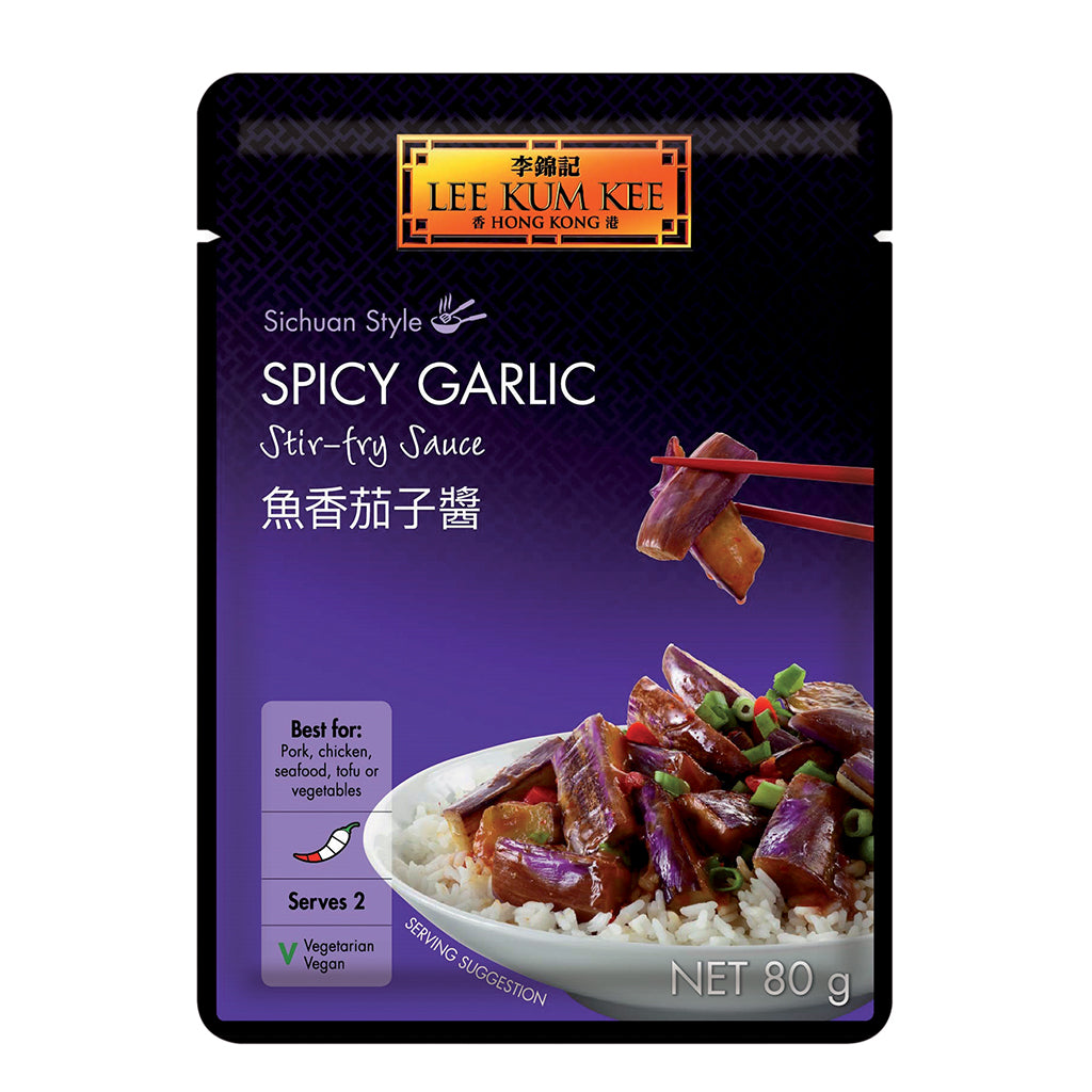 Lee Kum Kee Sauce For Spicy Garlic Aubergine 80g ~ 李锦記鱼香茄子酱 80g