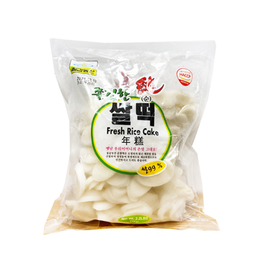 Chil Kab Sliced Rice Cake Gefrorener Reis-Kuchen 1kg ~ 韩国CHIL KAB切片年糕 1kg