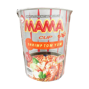 Mama Cup Noodle Shrimp Tom Yum 70g ~ Mama 杯装酸辣虾面 70g