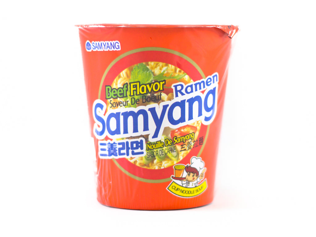 Samyang Beef Flavour Ramen 65g ~ 三洋牛肉味杯面 65g