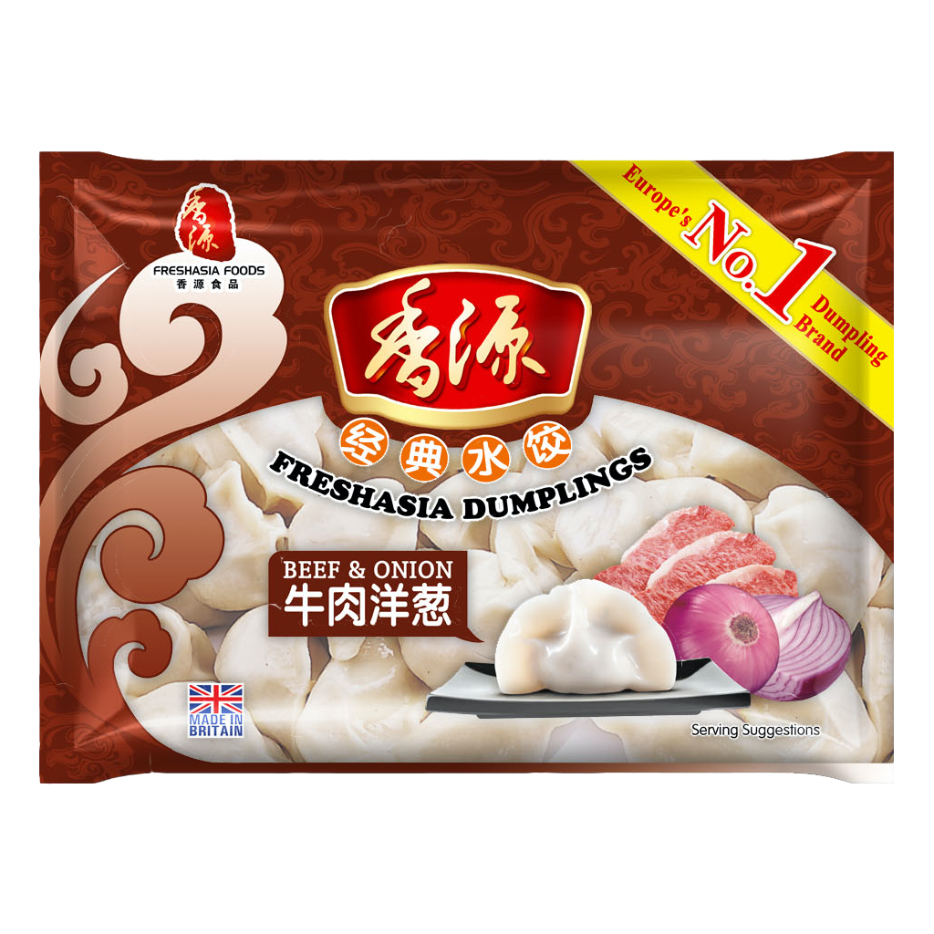 Freshasia Beef Onion Dumpling 410g ~ 香源牛肉洋葱水饺 410g