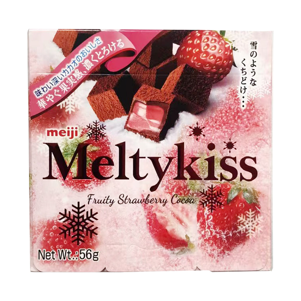Meiji Melty Kiss Fruit Strawberry Cocoa 56g~ MEIJI雪吻士多啤梨朱古力 56g