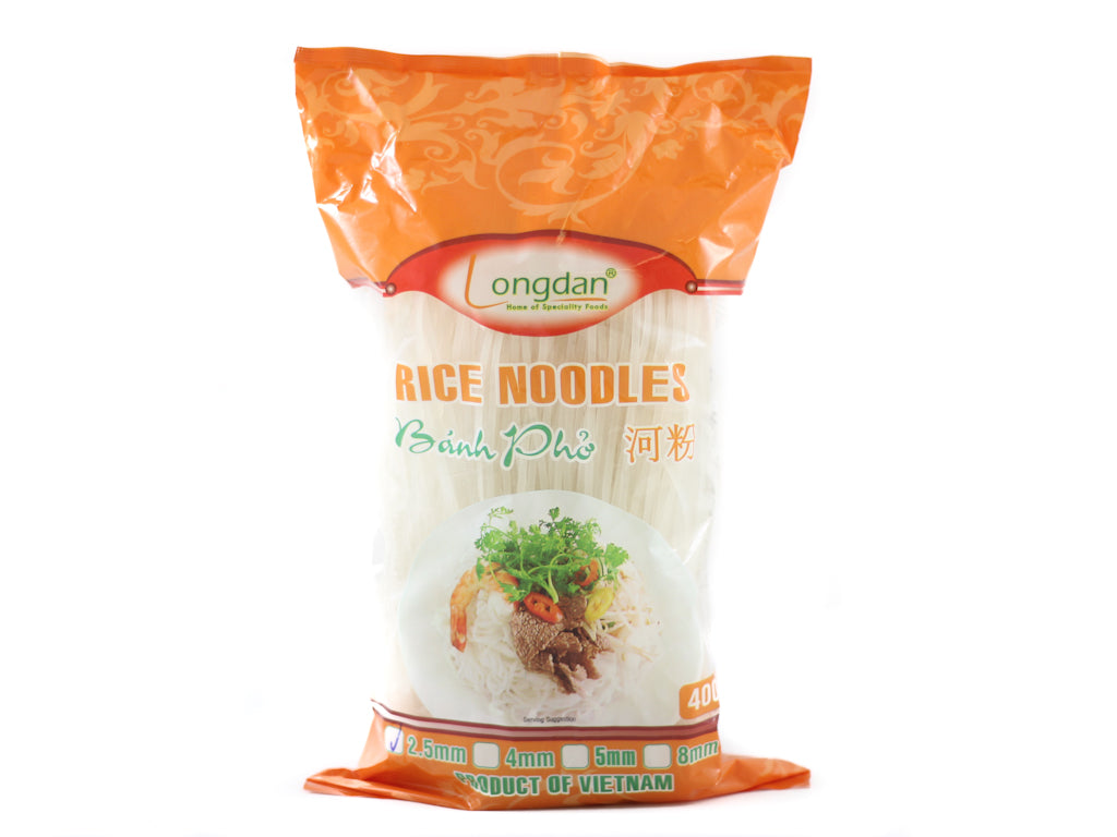 Longdan Rice Noodle 2.5mm  400g ~ Longdan 河粉2.5mm 400g