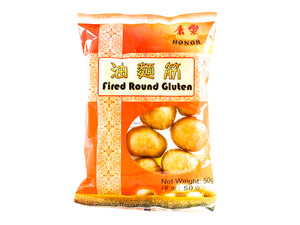 Honor Fried Round Gluten 50g ~ 康乐油面筋 50g