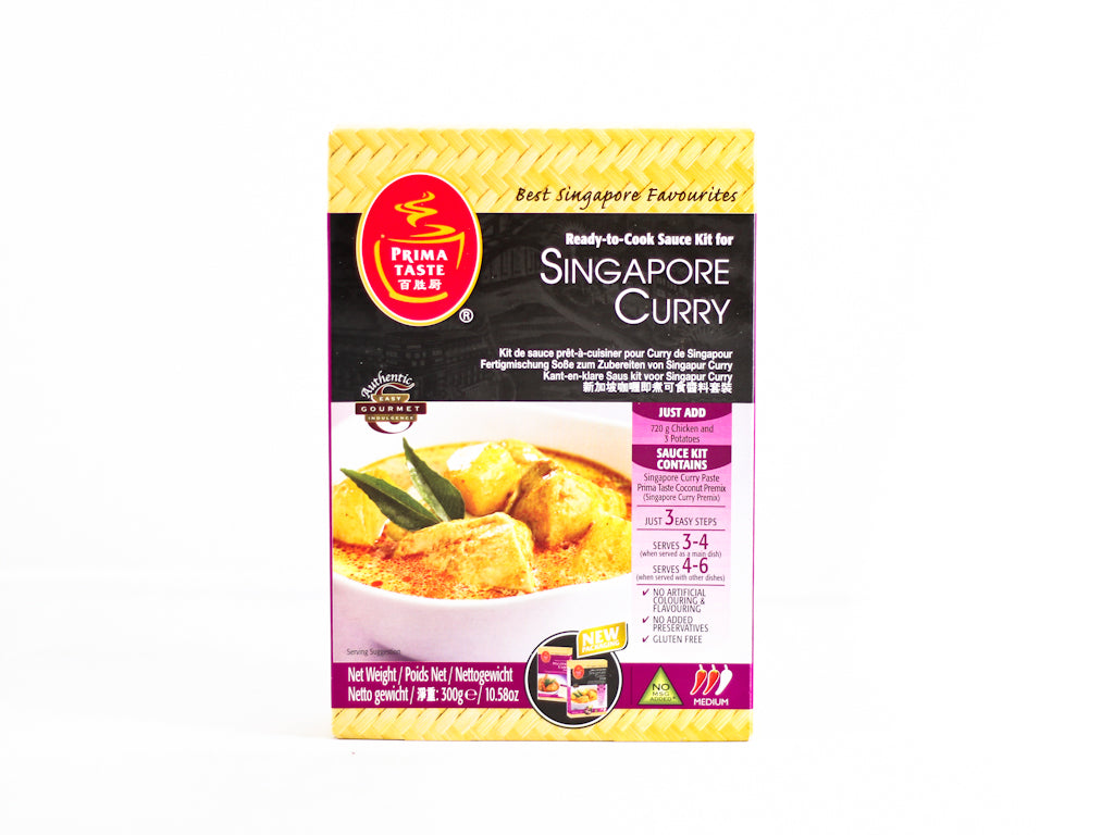 Prima Taste Singapoe Curry Sauce Kit 300g ~ 百胜厨新加坡咖喱酱料套具 300g