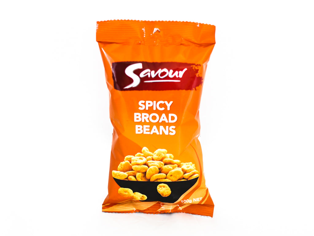 Savour Spicy Broad Bean 100g ~ Savour 辣蚕豆 100g