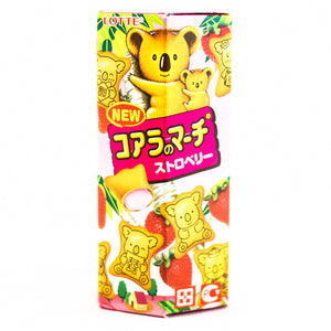 Lotte Koalas March Strawberry 37g ~ 樂天熊仔餅 草莓味 37g