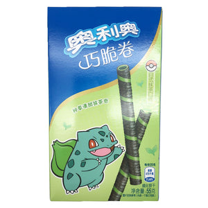 Oreo Wafer Roll Green Tea Flavour 55g ~ 奥利奥巧脆卷 日式抹茶口味 55g