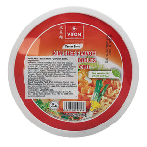 Vifon Korean Style Instant Noodles Kim Chee Flavor 85g ~ Vifon 酸辣泡菜面 85g