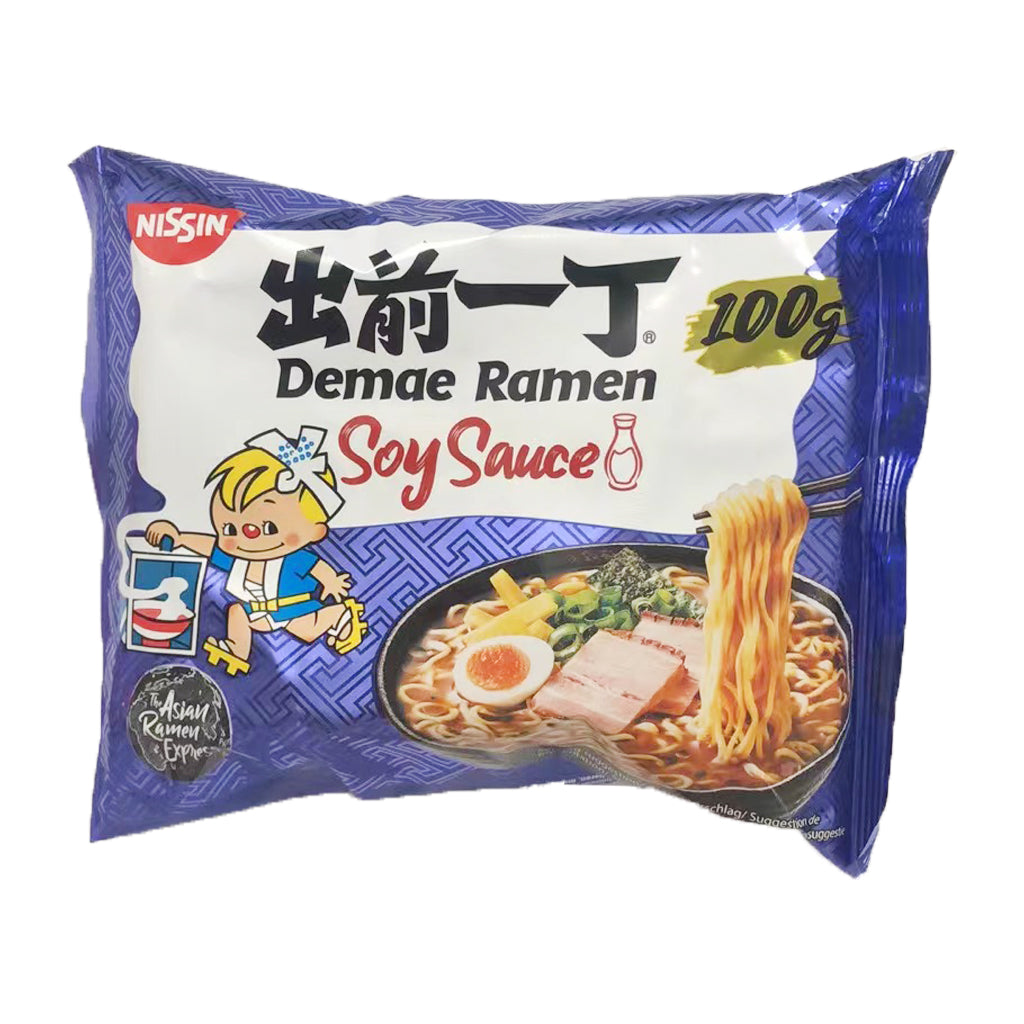 EU Nissin Demae Ramen Tokyo Soy Sauce Flavour 100g ~ 出前一丁 東京醬油麵 100g