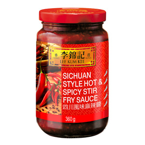 Lee Kum Kee Sichuan Style Hot &amp; Spicy Stir Fry Sauce 360g ~ 李錦記 四川風味麻辣醬 360g