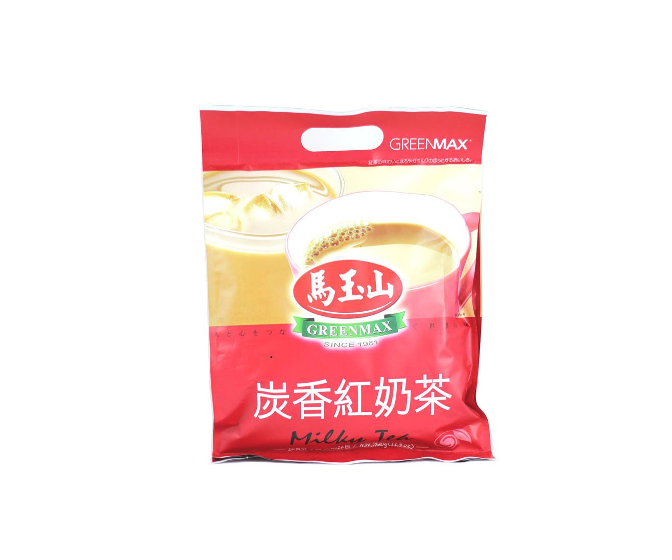Greenmax Milky Tea 210g ~ 馬玉山 炭香紅奶茶 210g
