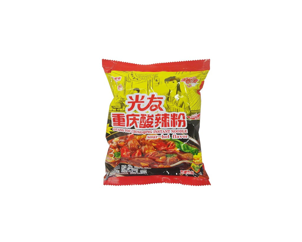 Guangyou Chongqing Vermicelli Hot and Sour Flavour 90g ~ 光友重慶酸辣粉 90g