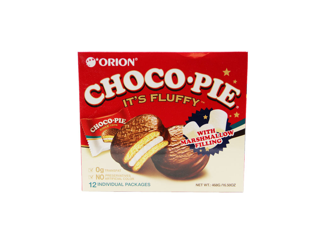 Orion Choco Pie with Marshmallow 12x39g ~ 好麗友棉花糖派 12x39g