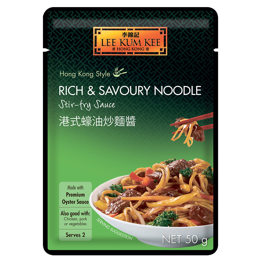 Lee Kum Kee Rich & Savoury Noodle Stir-fry Sauce 50g ~ 李錦記港式蠔油炒麵醬 50g