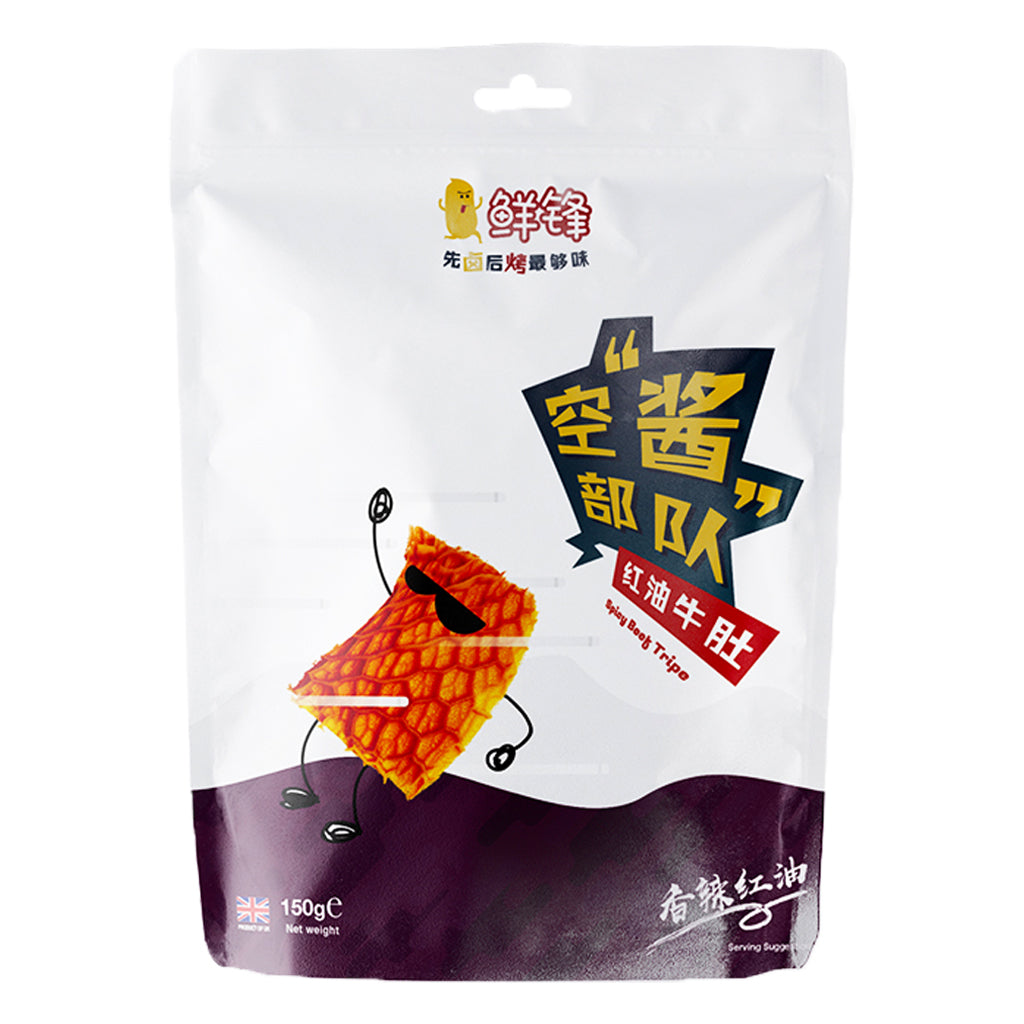 Xian Feng Spicy Beef Tripe 150g ~ 鮮鋒 紅油牛肚 150g