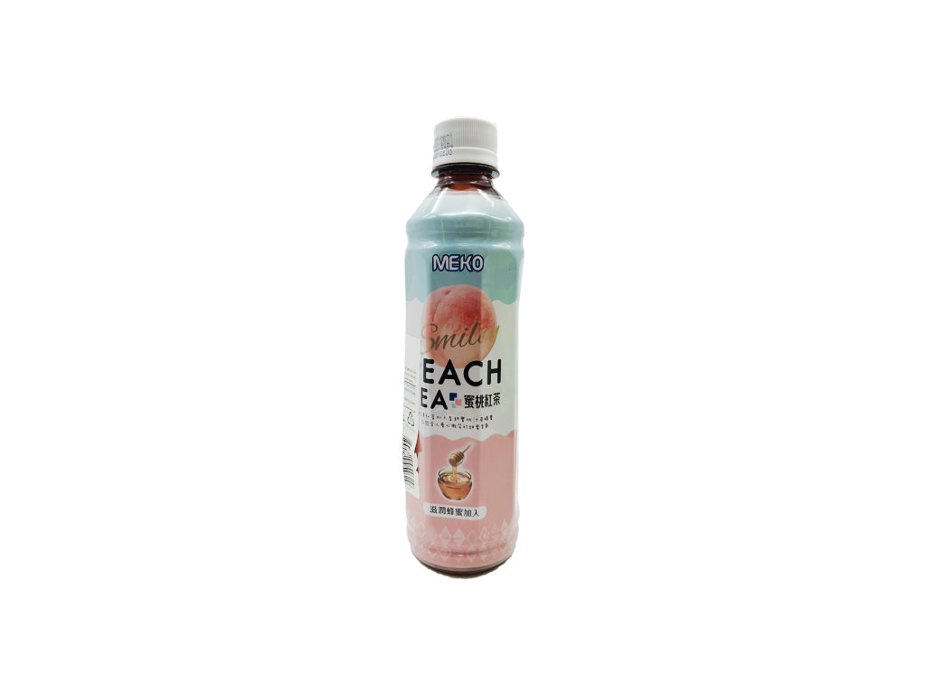 Meko Smiley Peach Tea 430ml ~ 美果 蜜桃 红茶 430ml