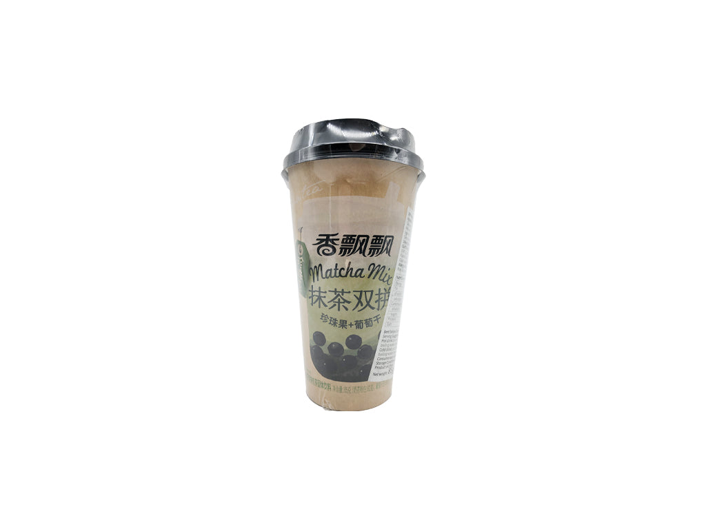 Xiang Piao Piao Matcha Mix Milk Tea 80g ~ 香飄飄 珍珠抹茶雙拼奶茶 80g