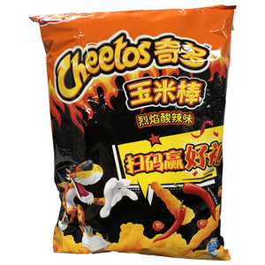 Cheetos Corn Stick Hot and Sour Flavour 90g ~ 奇多 玉米棒烈焰酸辣味 90g