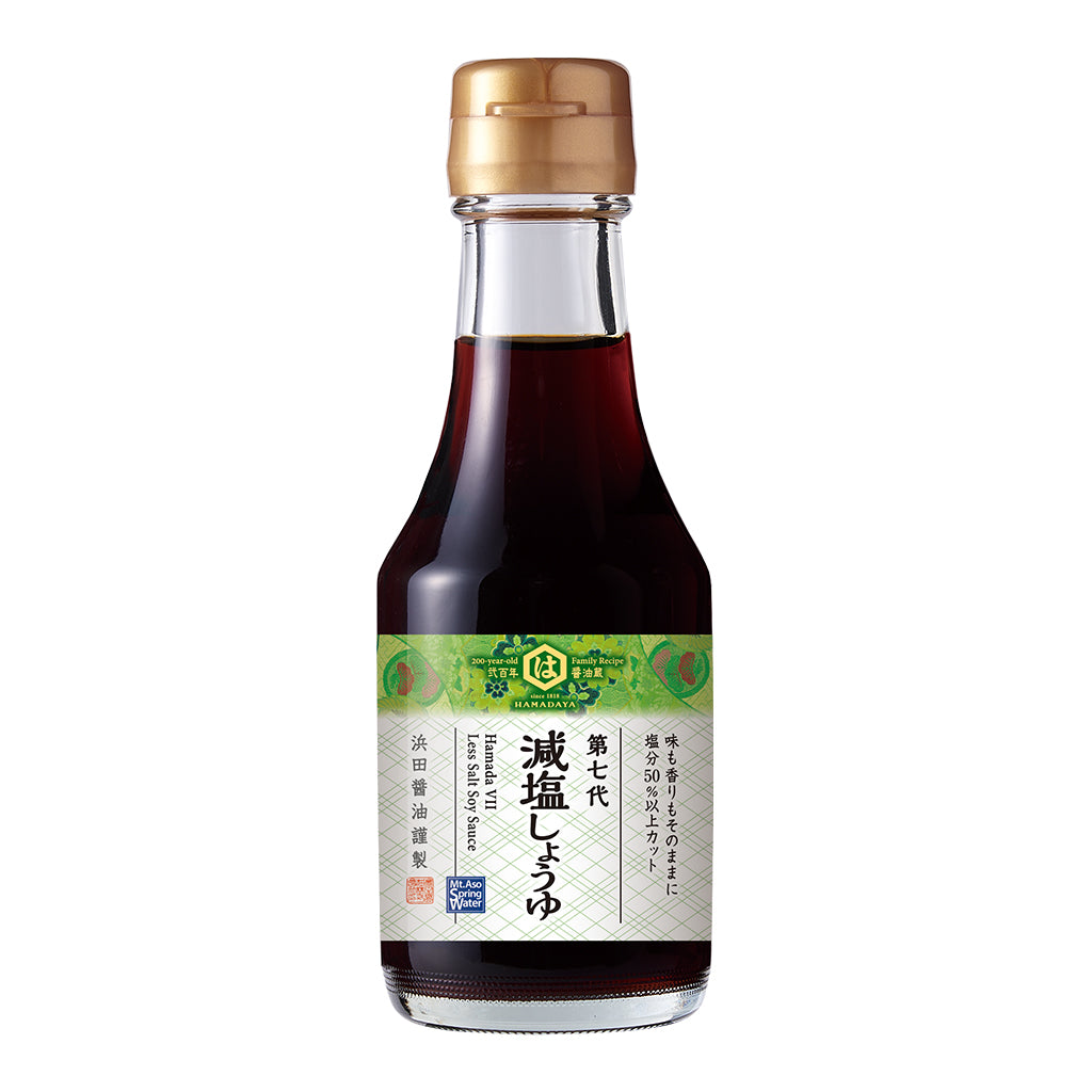 Hamada Less Salt Soy Sauce 150ml ~ Hamada 少盐酱油 小瓶装 150ml